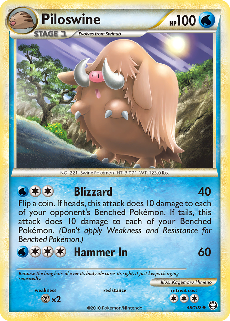 Triumphant Piloswine #48/102
