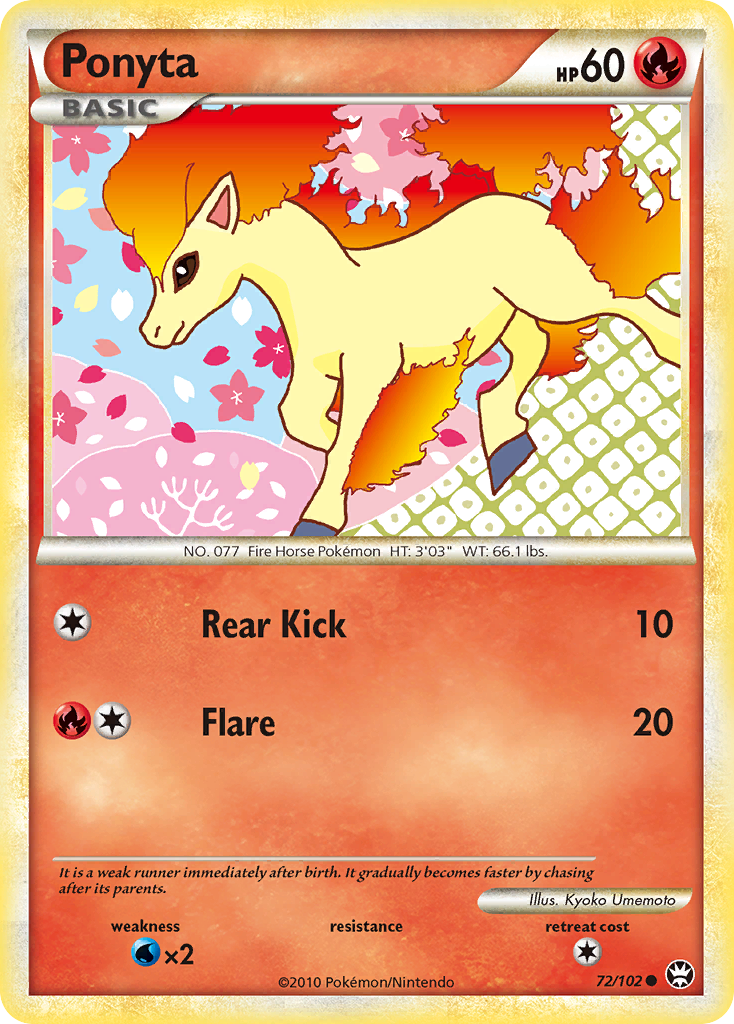 Triumphant Ponyta #72/102