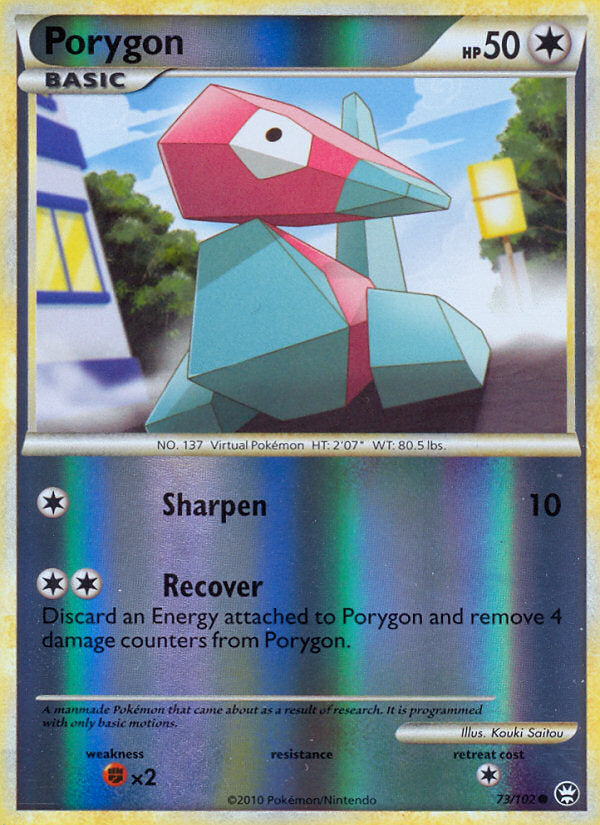 Triumphant Porygon #73/102 reverse holo