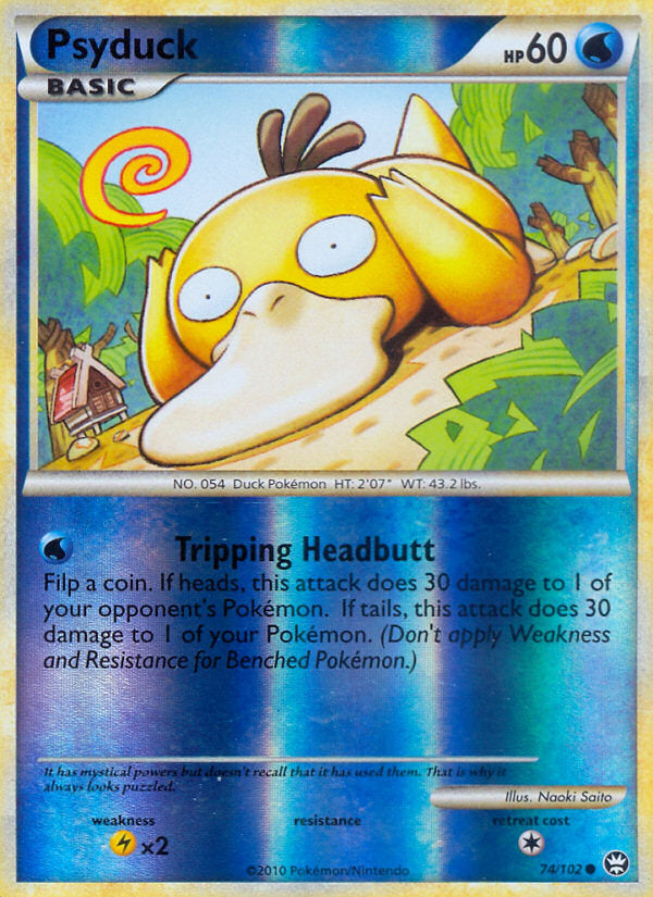 Triumphant Psyduck #74/102 reverse holo