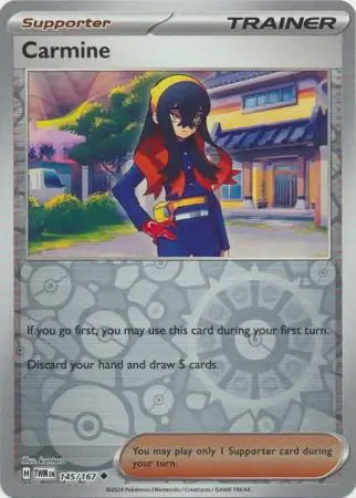 Twilight Masquerade Carmine #145/167 reverse holo