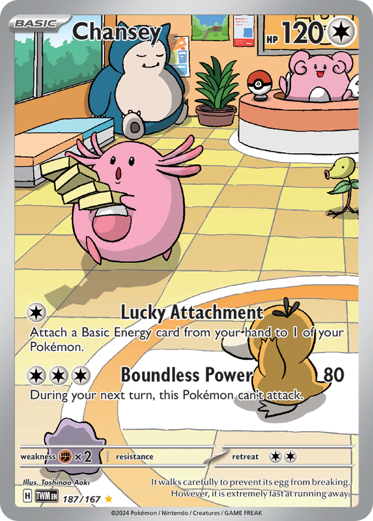 Twilight Masquerade Chansey #187/167