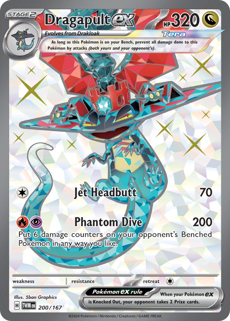 Twilight Masquerade Dragapult ex #200/167