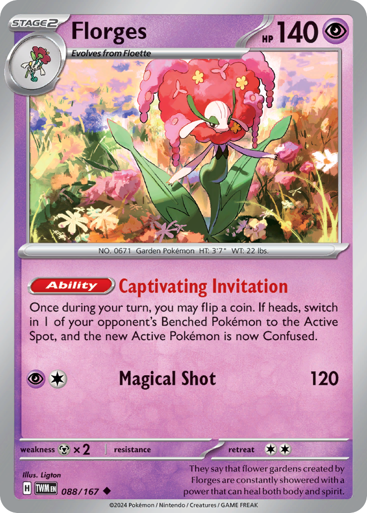Twilight Masquerade Florges #88/167