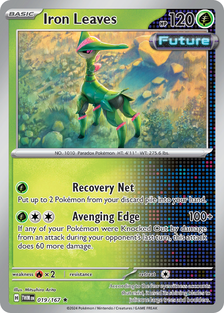 Twilight Masquerade Holo Iron Leaves #19/167