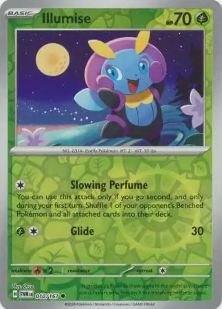 Twilight Masquerade Illumise #10/167 reverse holo