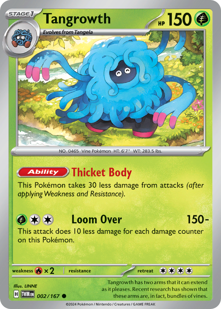 Twilight Masquerade Tangrowth #2/167
