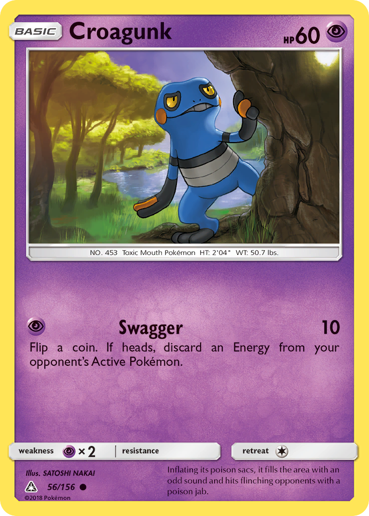 Ultra Prism Croagunk #56/156