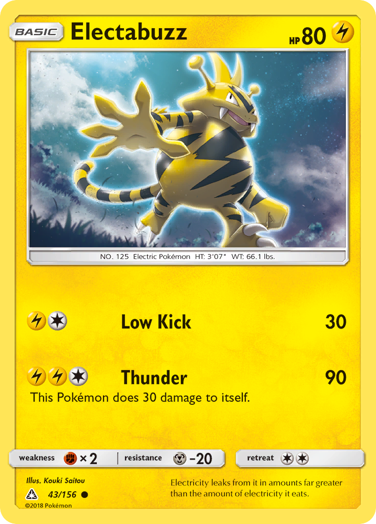 Ultra Prism Electabuzz #43/156
