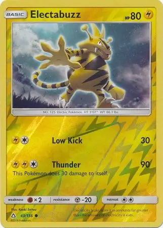 Ultra Prism Electabuzz #43/156 reverse holo