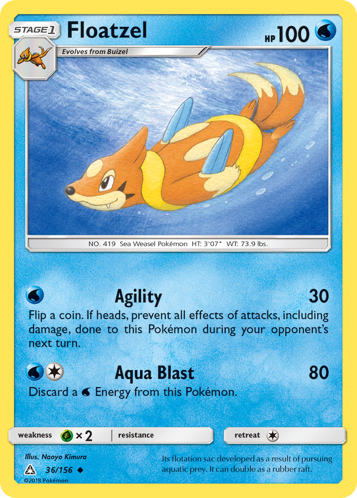 Ultra Prism Floatzel #36/156