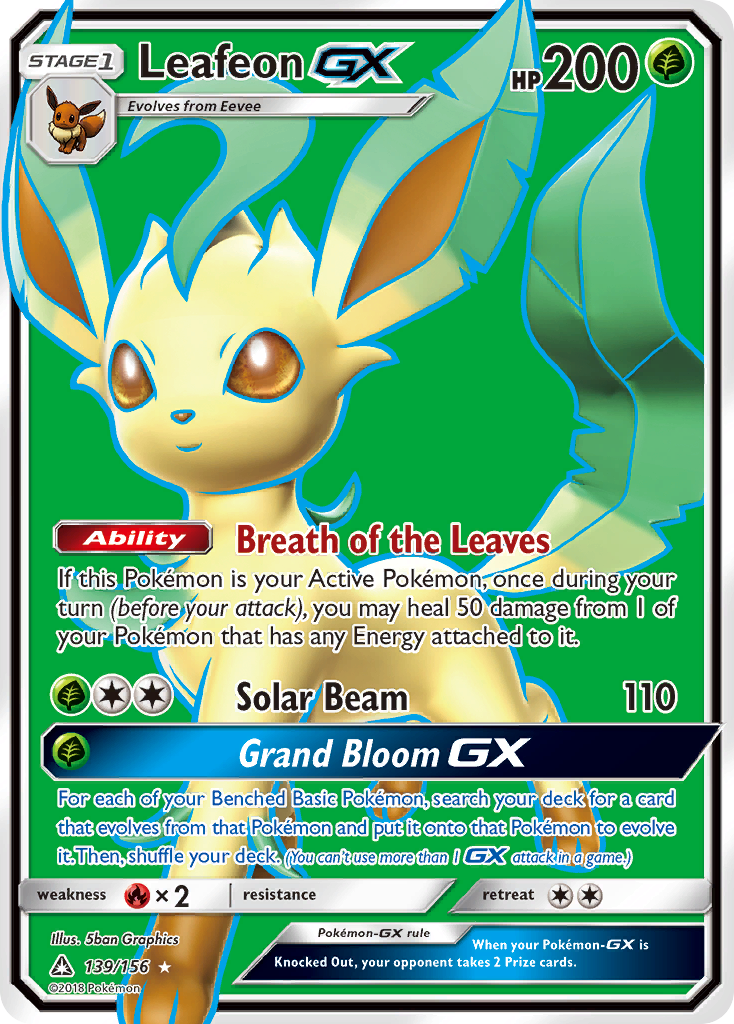 Ultra Prism Leafeon GX #139/156
