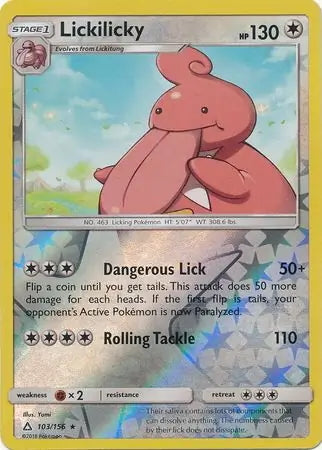 Ultra Prism Lickilicky #103/156 reverse holo