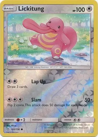 Ultra Prism Lickitung #102/156 reverse holo