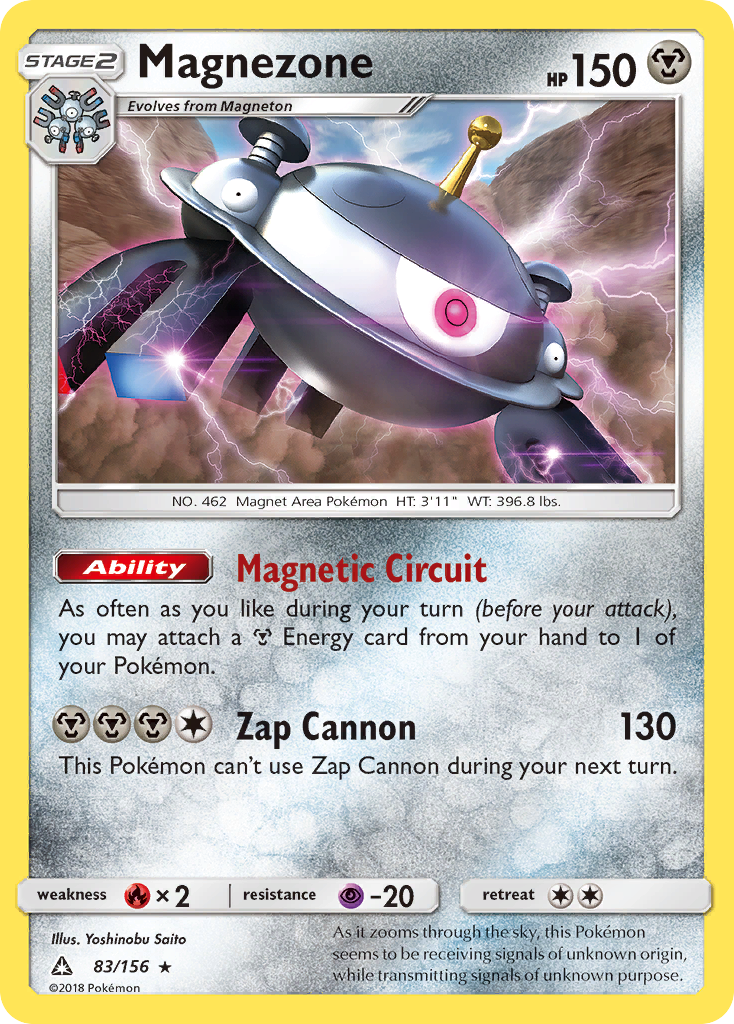 Ultra Prism Non - Holo Magnezone #83/156