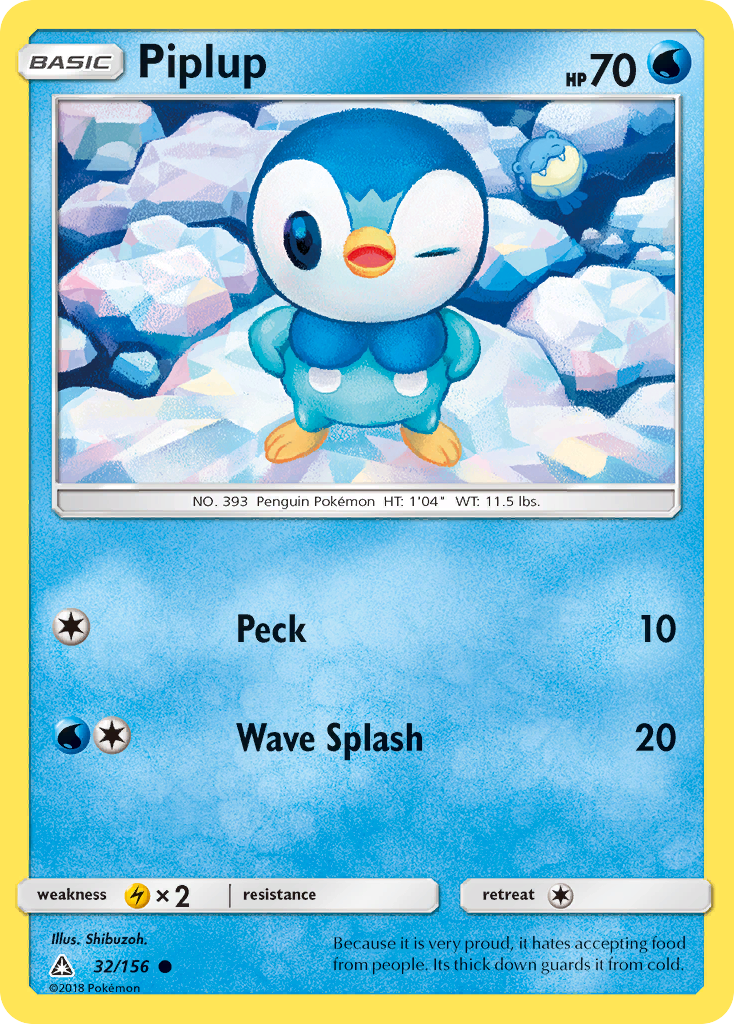 Ultra Prism Piplup #32/156
