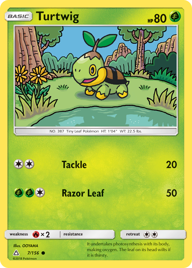 Ultra Prism Turtwig #7/156