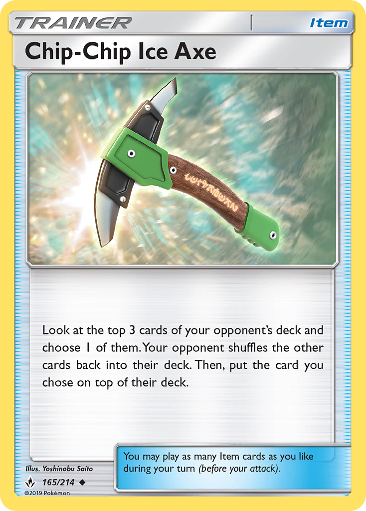 Unbroken Bonds Chip-Chip Ice Axe #165/214