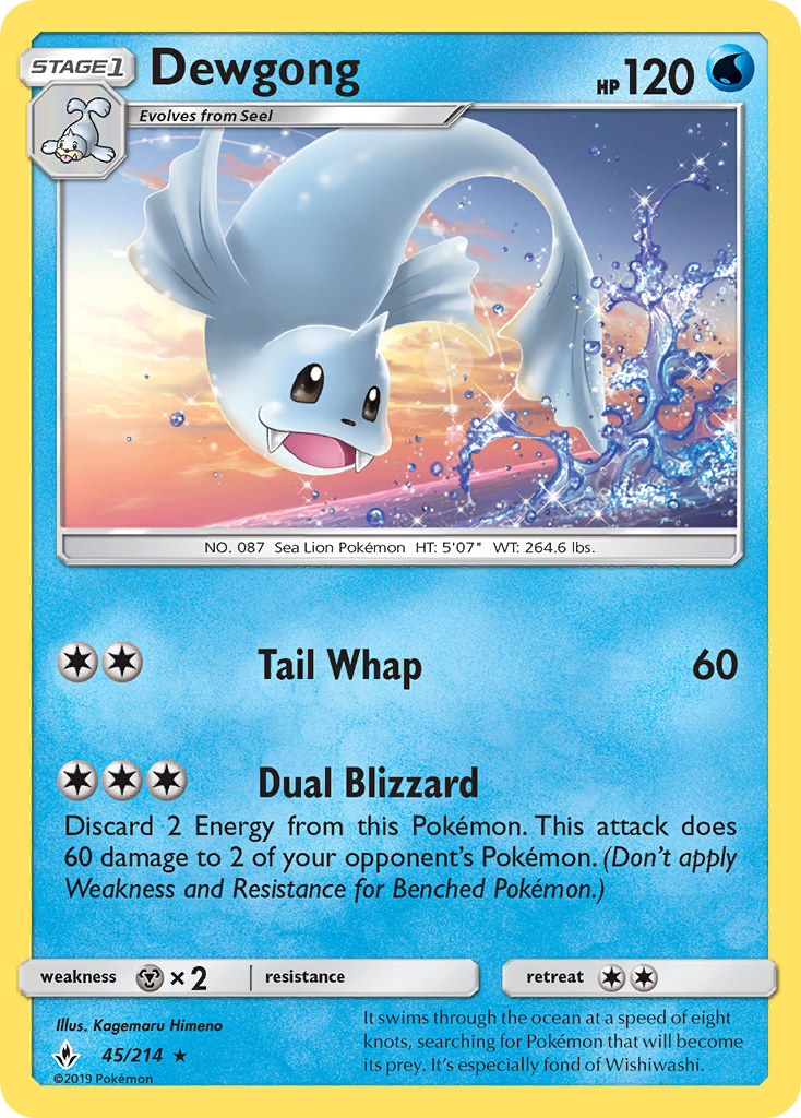 Unbroken Bonds Dewgong #45/214