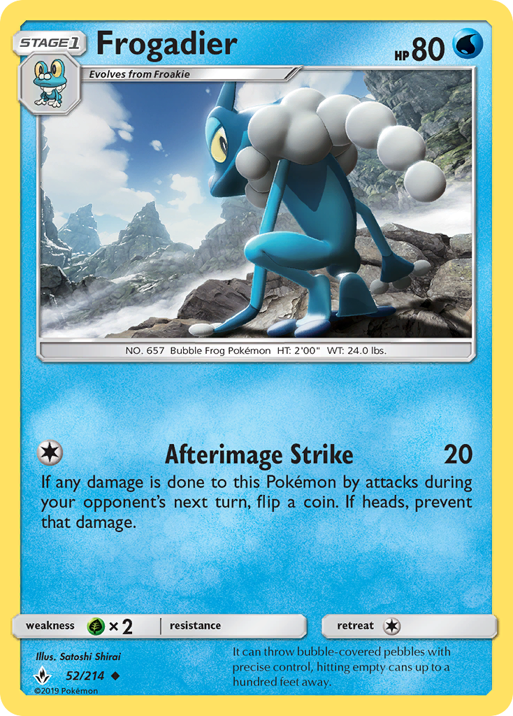 Unbroken Bonds Frogadier #52/214