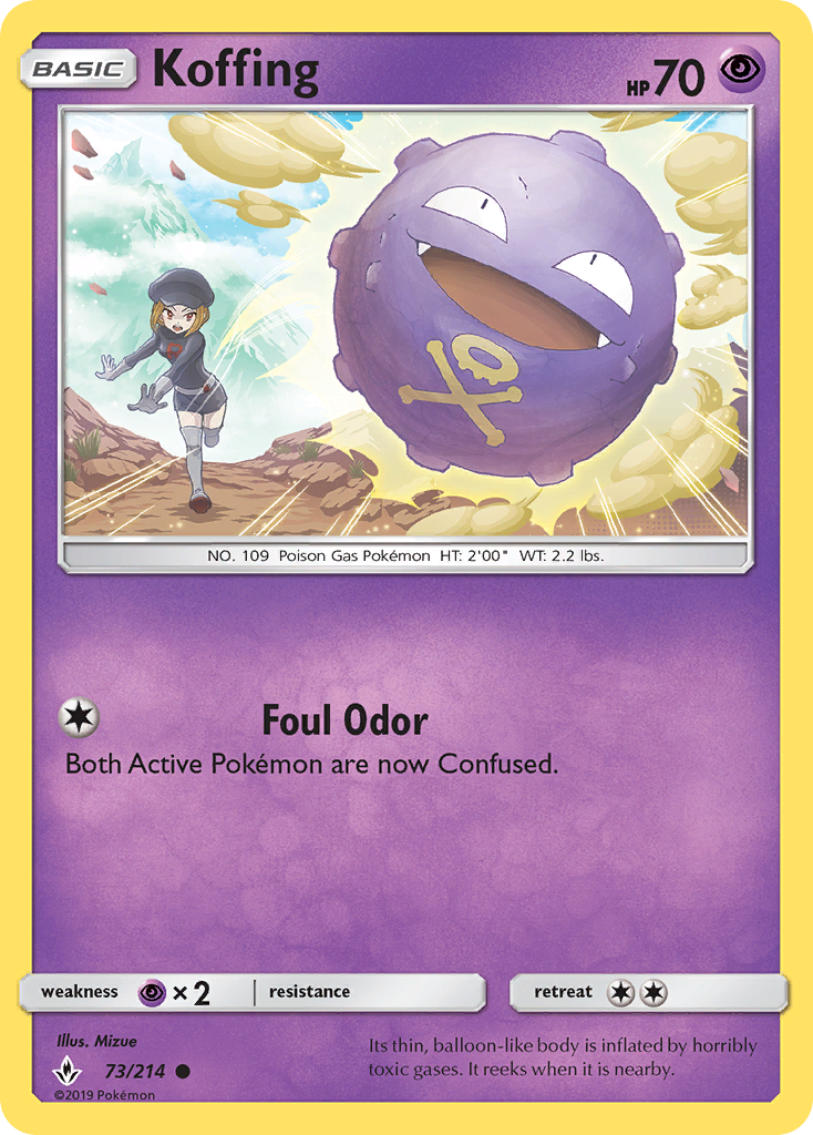 Unbroken Bonds Koffing #73/214