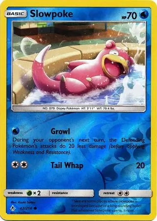 Unbroken Bonds Slowpoke #42/214 reverse holo