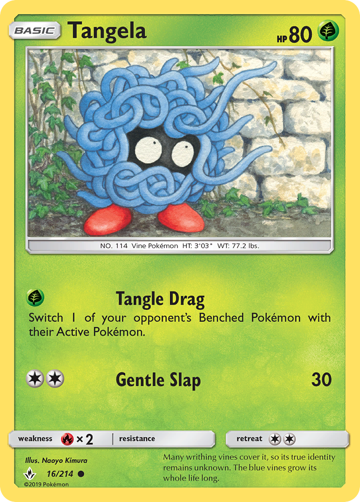 Unbroken Bonds Tangela #16/214