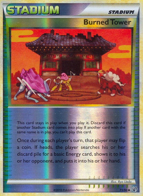 Undaunted Burned Tower #71/90 reverse holo
