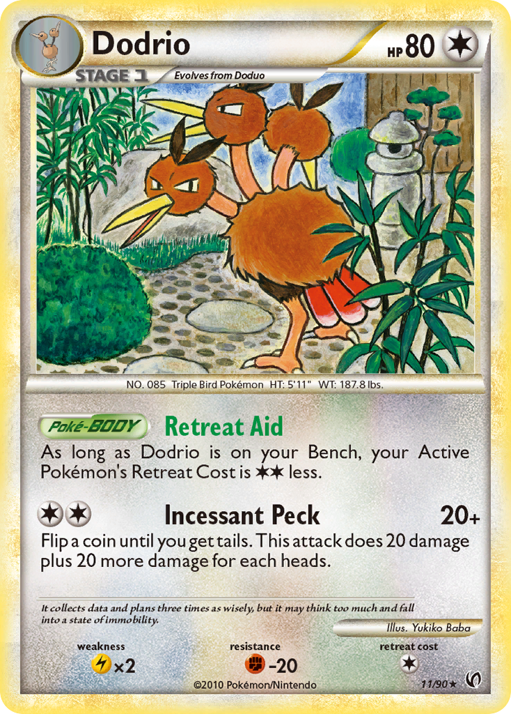 Undaunted Dodrio #11/90