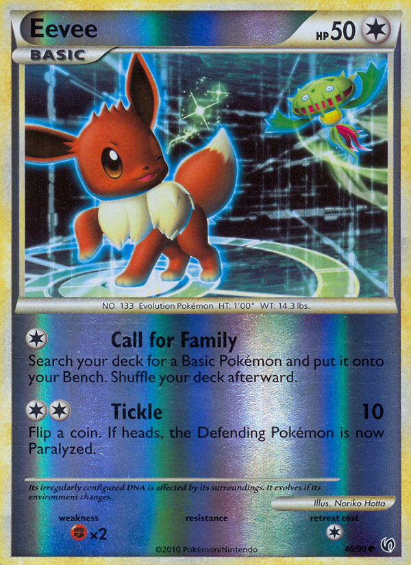 Undaunted Eevee #48/90 reverse holo