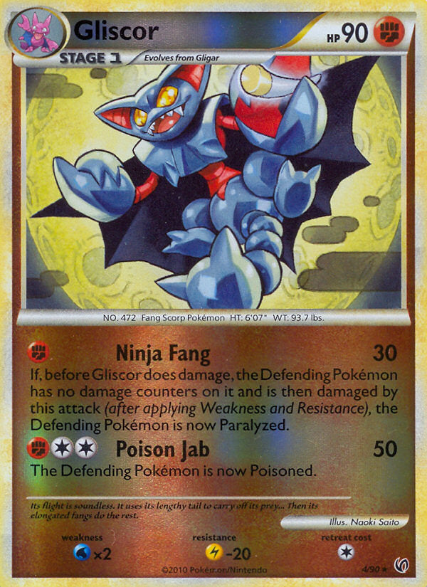 Undaunted Gliscor #4/90 reverse holo