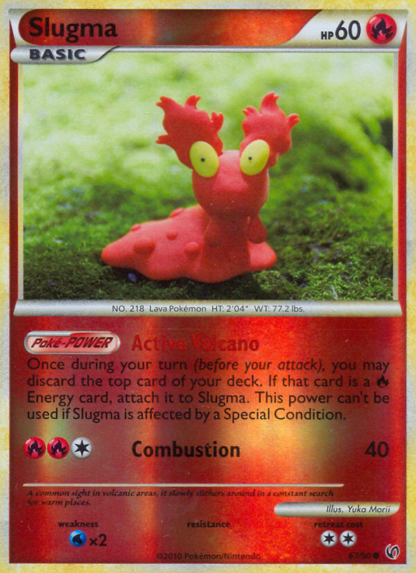 Undaunted Slugma #67/90 reverse holo