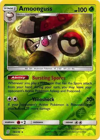 Unified Minds Amoonguss #14/236 reverse holo