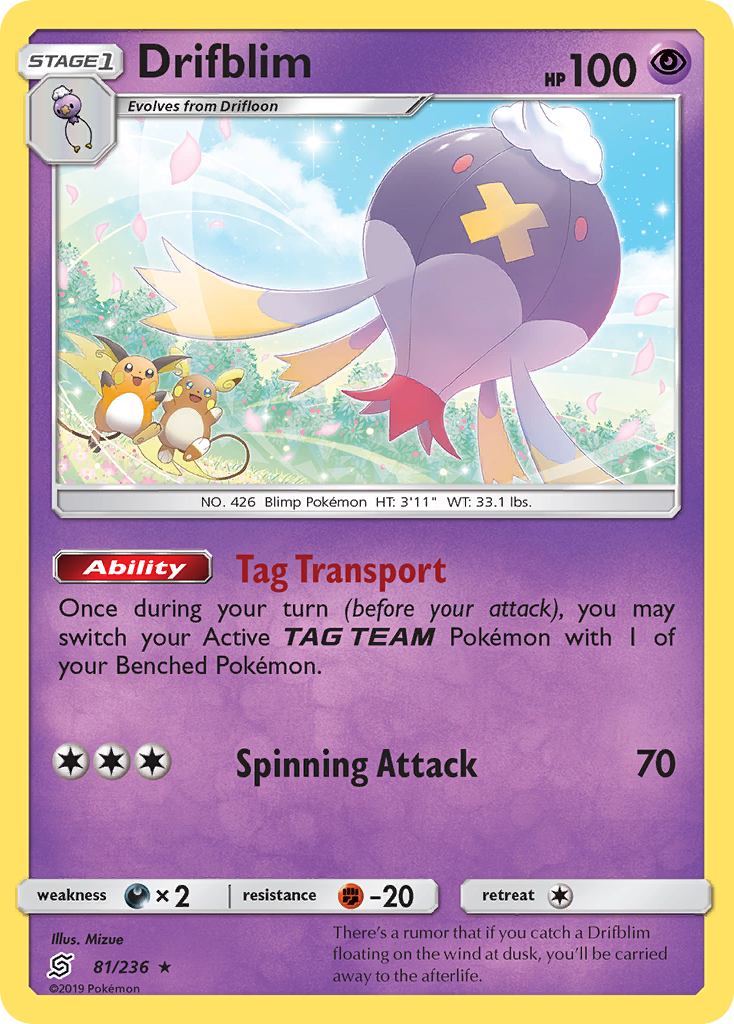 Unified Minds Drifblim #81/236