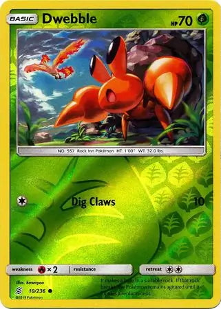 Unified Minds Dwebble #10/236 reverse holo