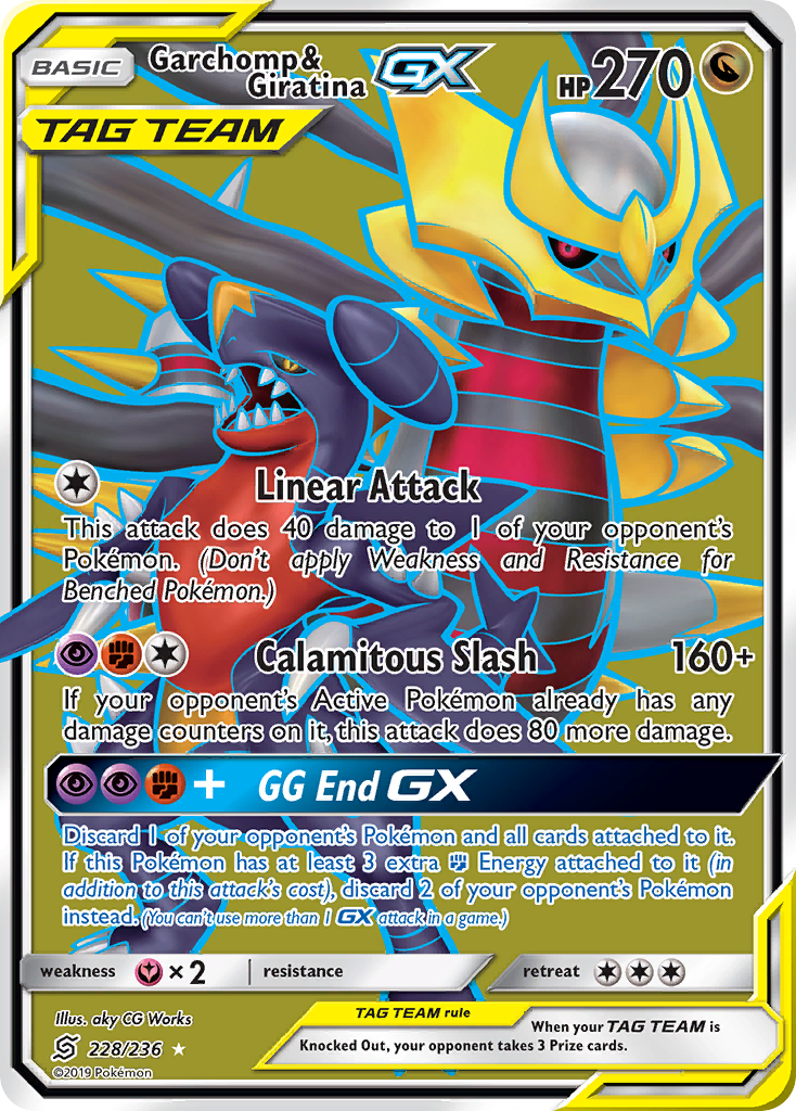 Unified Minds Garchomp & Giratina GX #228/236