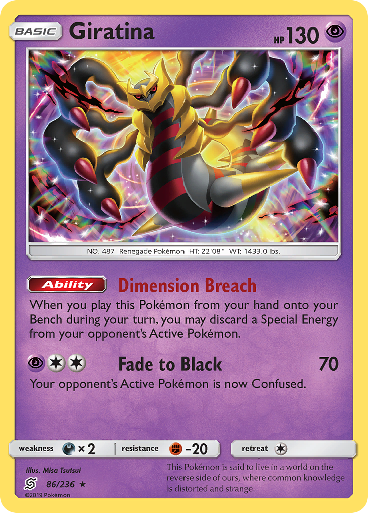 Unified Minds Holo Giratina #86/236