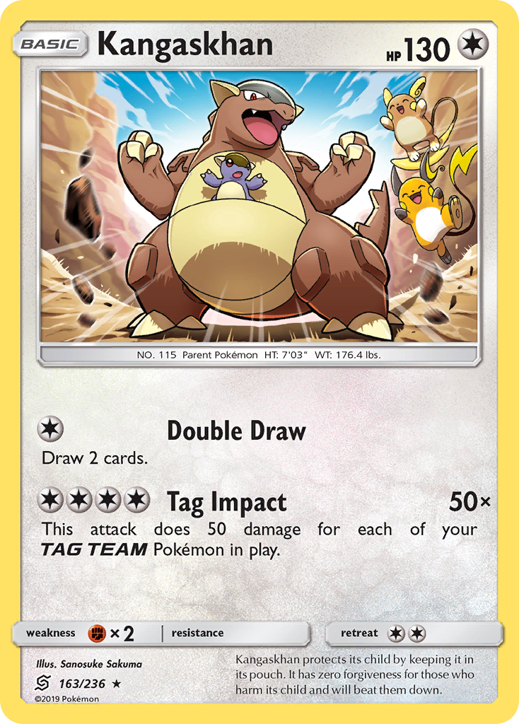 Unified Minds Holo Kangaskhan #163/236