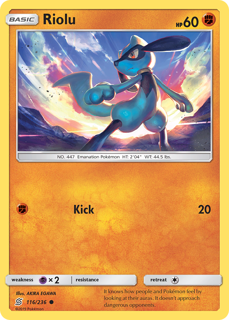 Unified Minds Riolu #116/236