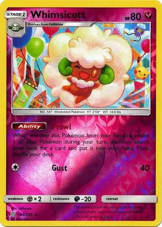 Unified Minds Whimsicott #144/236 reverse holo
