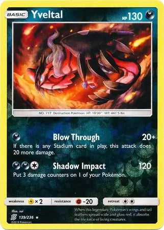 Unified Minds Yveltal #139/236 reverse holo