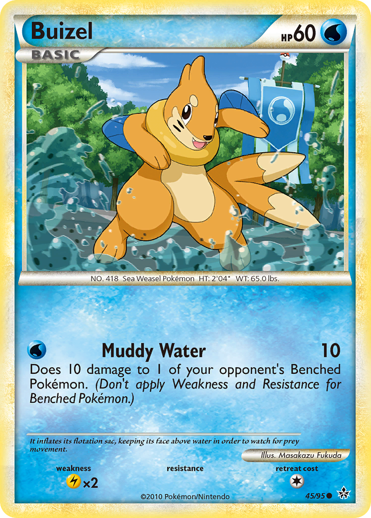 Unleashed Buizel #45/95