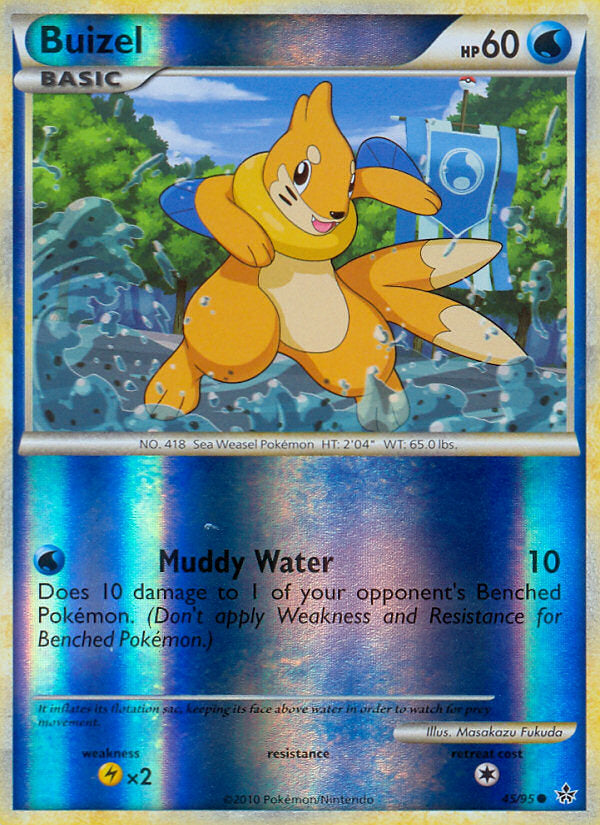 Unleashed Buizel #45/95 reverse holo