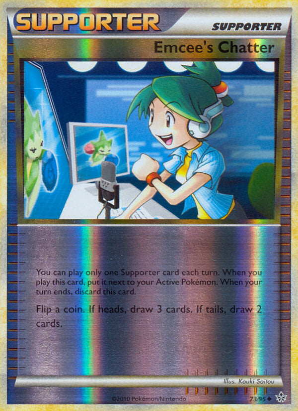 Unleashed Emcee's Chatter #73/95 reverse holo