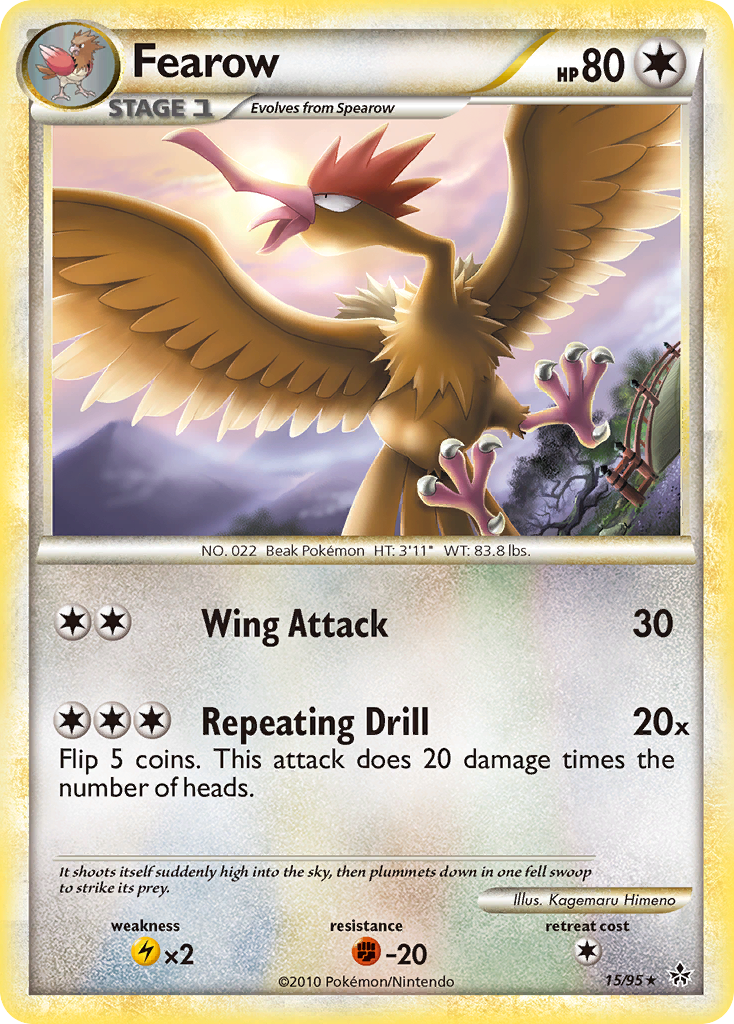 Unleashed Fearow #15/95