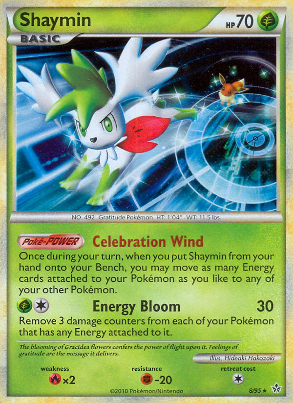 Unleashed Holo Shaymin #8/95