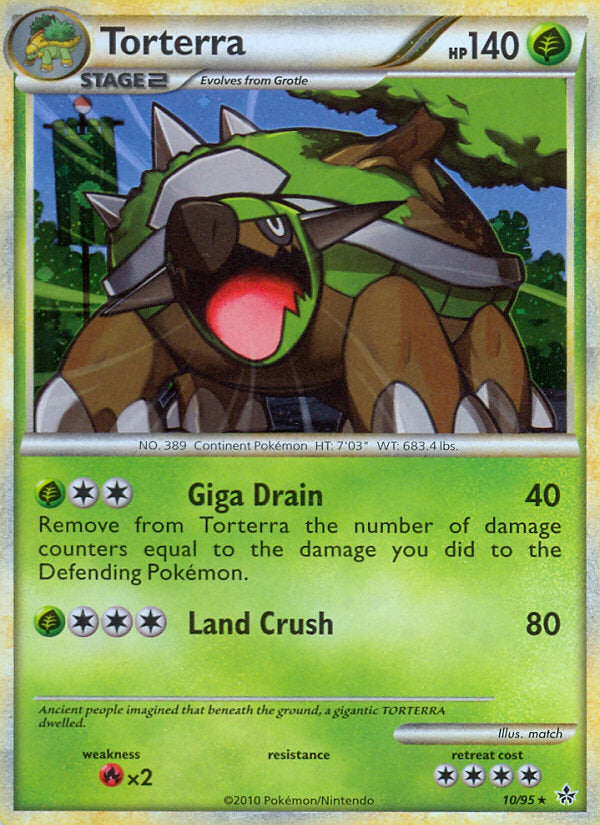Unleashed Holo Torterra #10/95