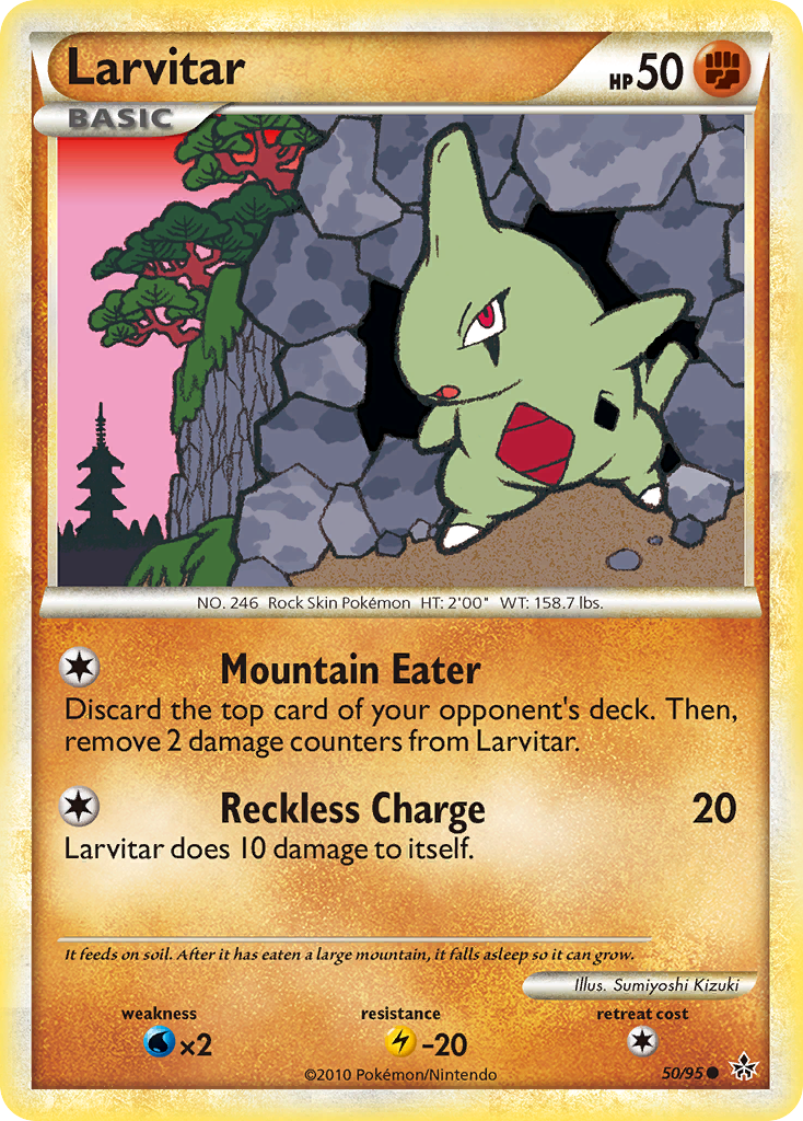 Unleashed Larvitar #50/95