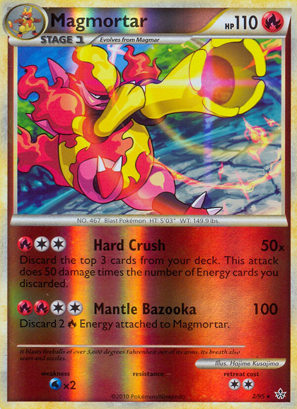 Unleashed Magmortar #2/95 reverse holo