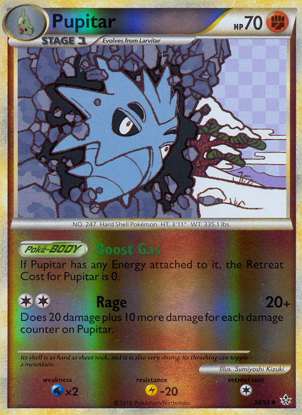 Unleashed Pupitar #38/95 reverse holo